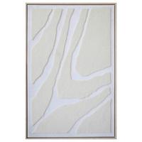 Obraz na plátně LOTTA, 60x90cm - bílá/přírodní barvy, Moderní, kompozitní dřevo/textil (60/90cm) - Mömax