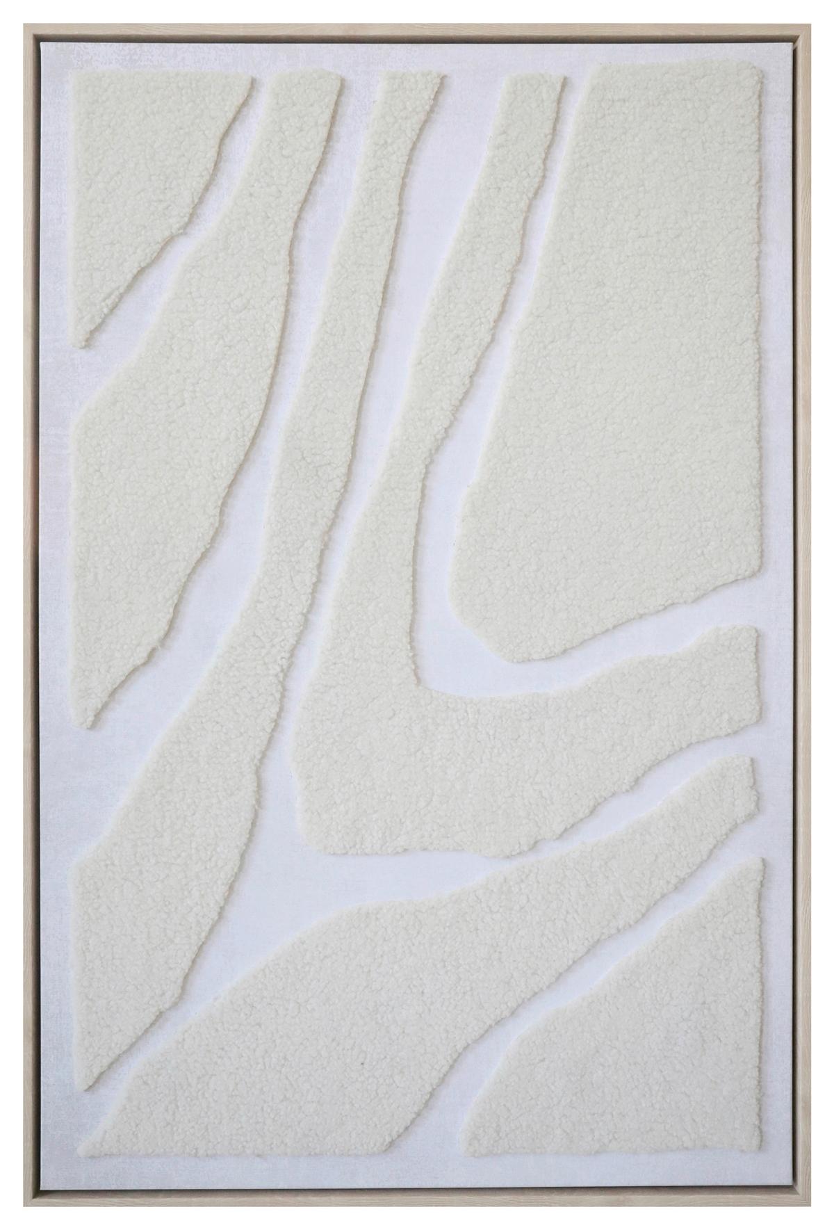 Obraz na plátně LOTTA, 60x90cm - bílá/přírodní barvy, Moderní, kompozitní dřevo/textil (60/90cm) - Mömax