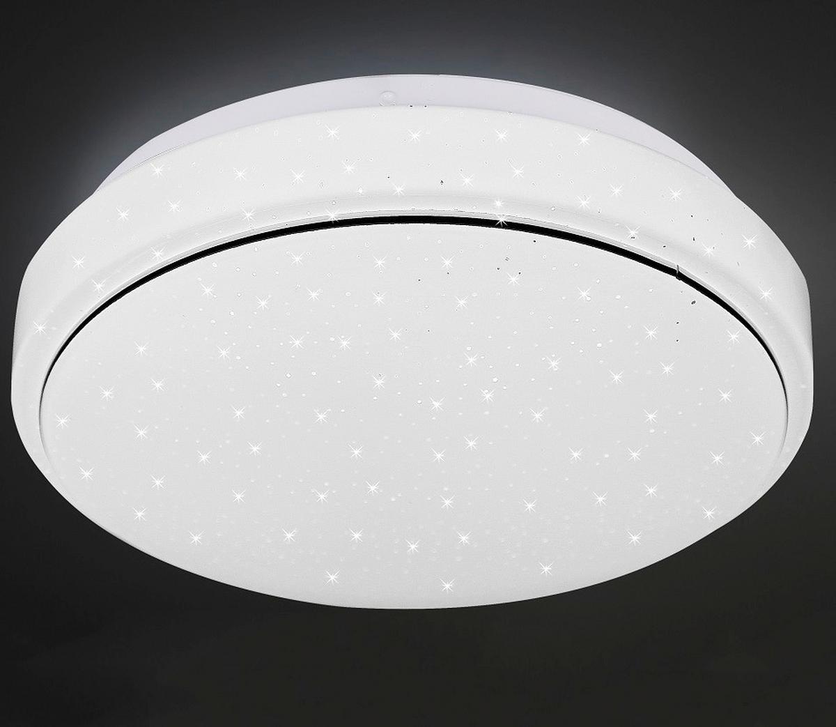 LED-DECKENLEUCHTE 12-75031 JASPER - Weiß, Basics, Metall (26/26/6.5cm)