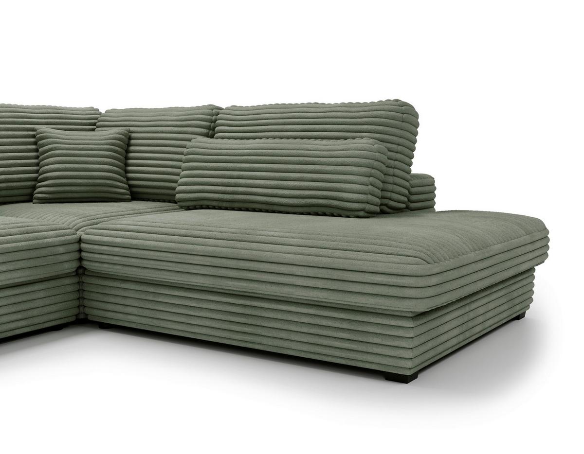 Sven Grün S: 332x244 Cm - Schwarz/Grün, Design, Textil (332/244cm) - Livetastic