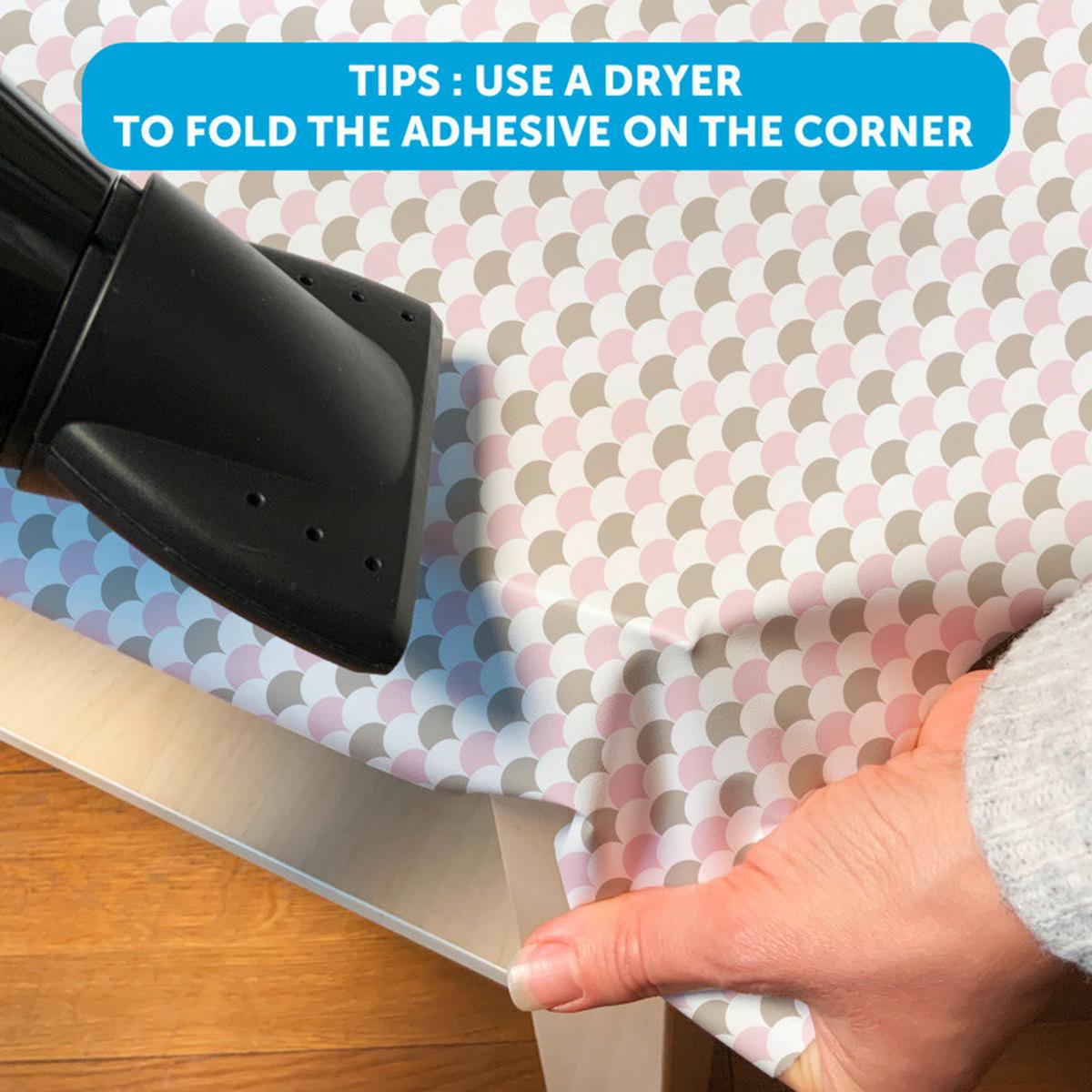 Klebefolie Multicolor Flakes 45x200 Cm - Multicolor/Rosa, Basics (45/200cm)