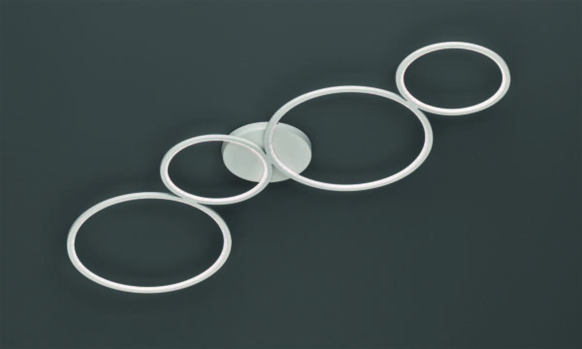 LED-Deckenleuchte 622610431 Rondo - Weiß, Design, Metall (97/5,5/34,3cm) - Trio Leuchten