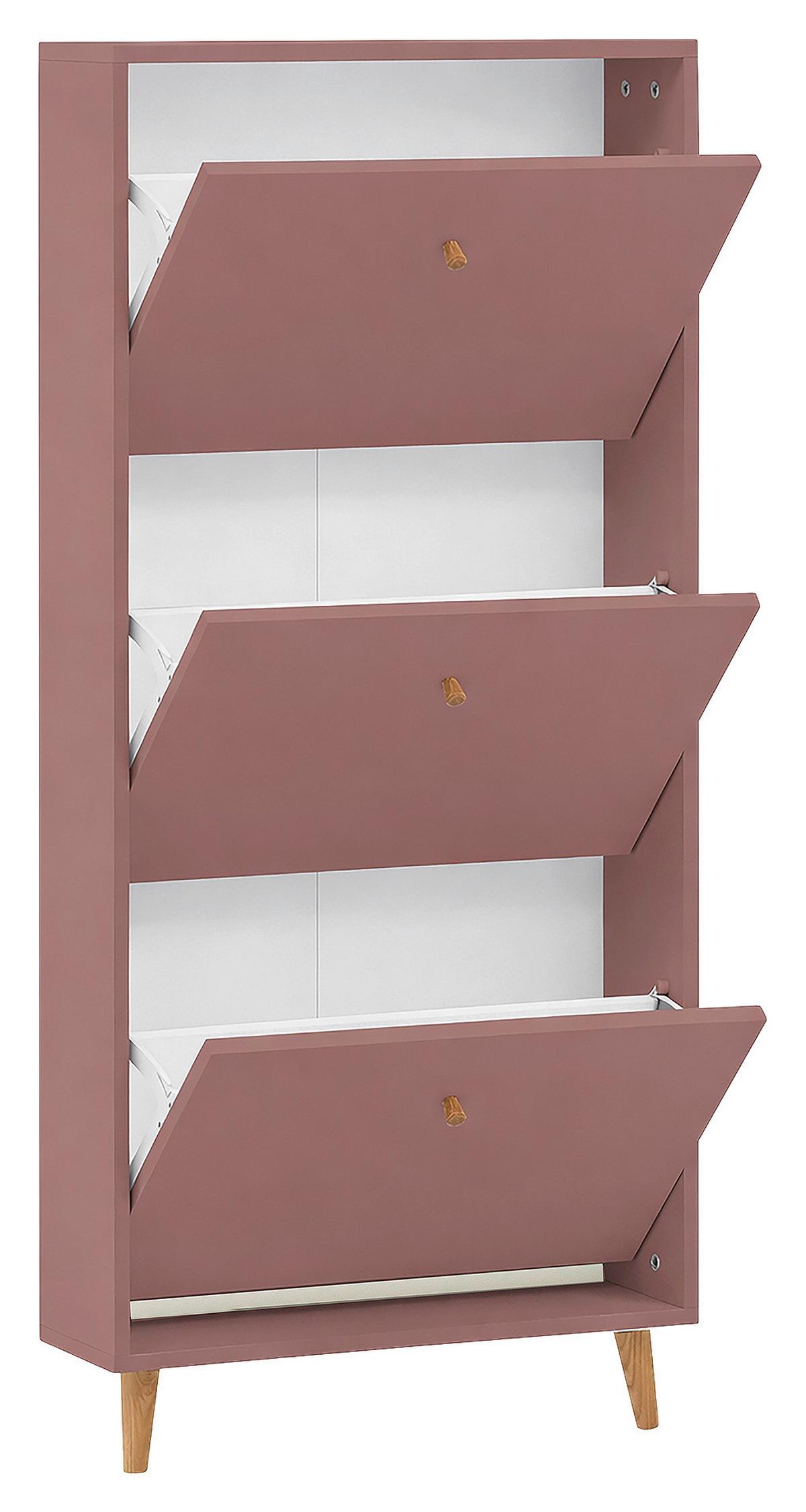 Schuhkipper Bjarne Mauve B: 59,8 Cm - Mauve, Design, Holzwerkstoff (59,8/131/19,55cm) - MID.YOU