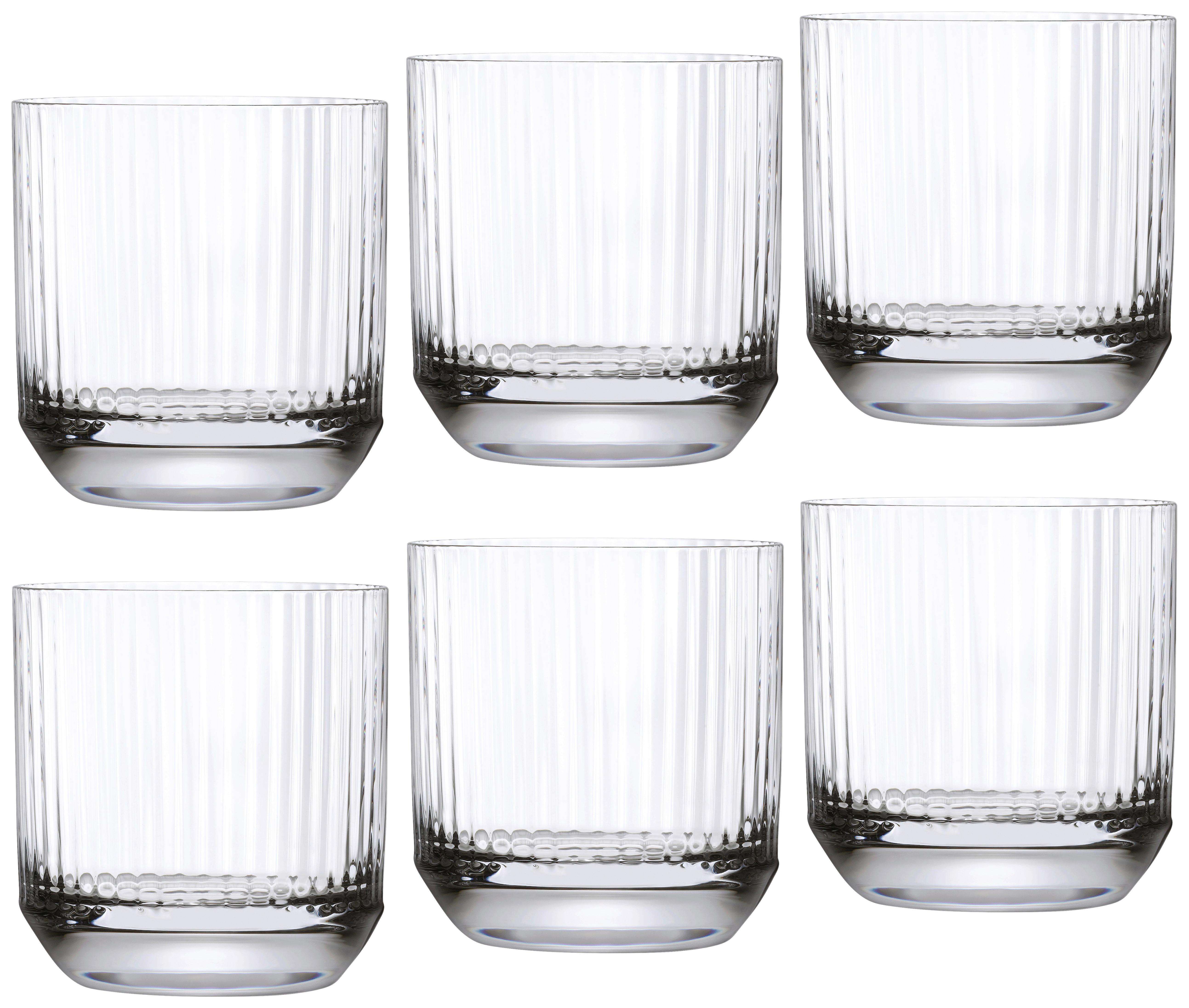 Whisky-Gläserset Big Top Transparent F: 320 ml - Transparent, Trend, Glas (320ml) - Mäser