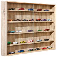 ZÁVĚSNÁ VITRÍNA COLLECTY - Sonoma dub, kompozitní dřevo/sklo (80/60/9.5cm) - Mömax