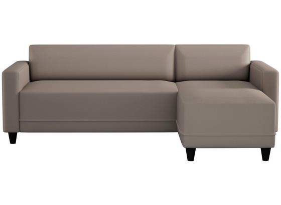 Wohnlandschaft in L-Form Basic 205x140 cm - Taupe/Schwarz, MODERN, Holz/Textil (205/140cm) Wohnlandschaft in L-Form Basic 205x140 cm - Taupe/Schwarz, MODERN, Holz/Textil (205/140cm)