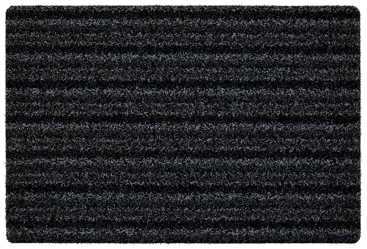 Fußmatte Patrick 40x60 cm Schmutzabweisend - Anthrazit/Grau, Basics, Kunststoff (40/60cm) - Ondega
