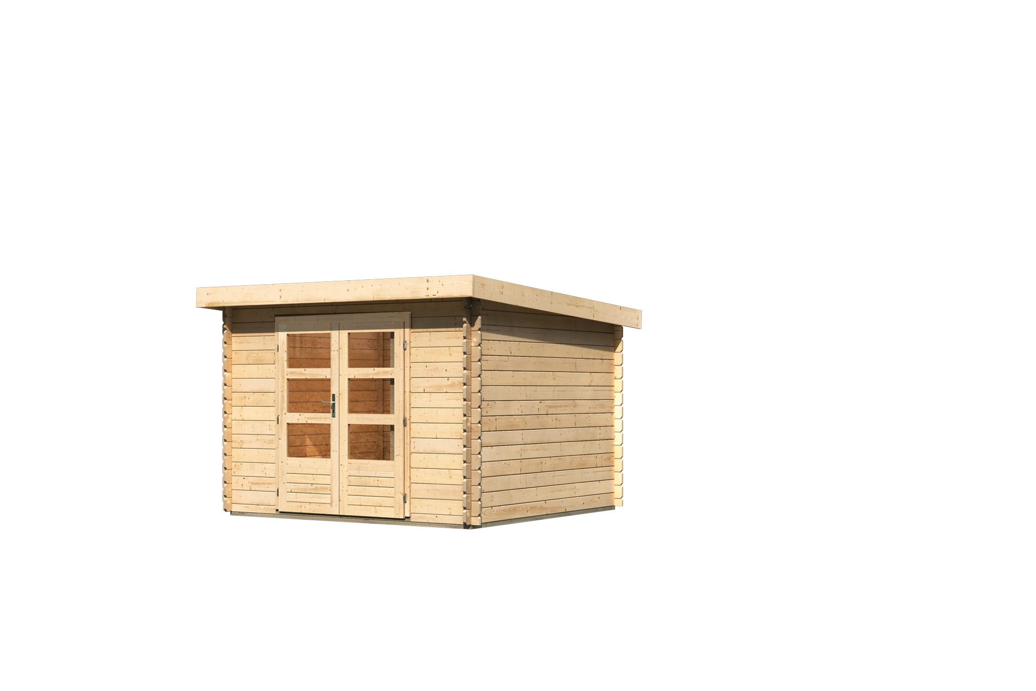 Gartenhaus Gamlitz 5 39937 Gamlitz 5 - Fichtefarben, Basics, Holz (297/229/297cm)