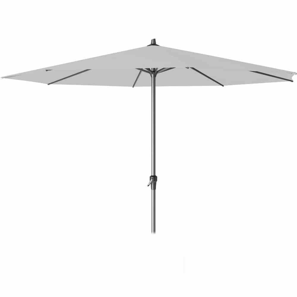 Sonnenschirm Ø 350 cm Anthrazit/Grau - Anthrazit/Grau, KONVENTIONELL, Textil/Metall (350/350cm) - Siena Garden