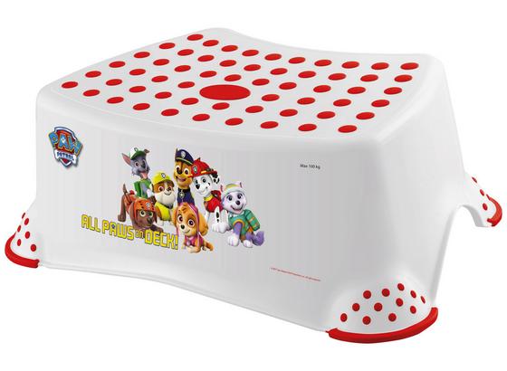 Tritthocker Paw Patrol - Rot/Weiß, Kunststoff (40,5/28,5/14cm) Tritthocker Paw Patrol - Rot/Weiß, Kunststoff (40,5/28,5/14cm)