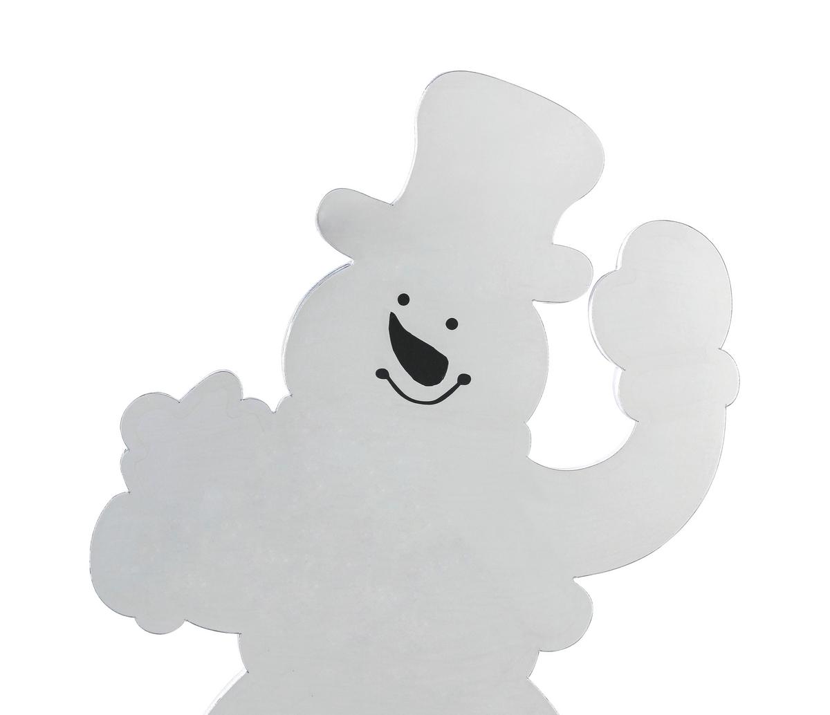 Led-dekoleuchte Fritz - Chromfarben/Weiß, Basics, Kunststoff (12/34/55cm) - James Wood
