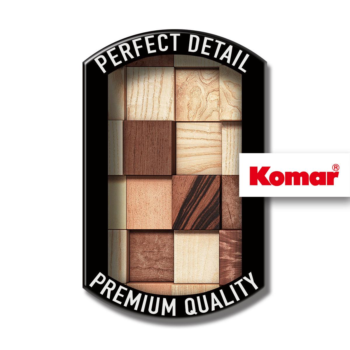 Vliestapete Lumbercheck - Braun, Basics (100/280cm) - Komar