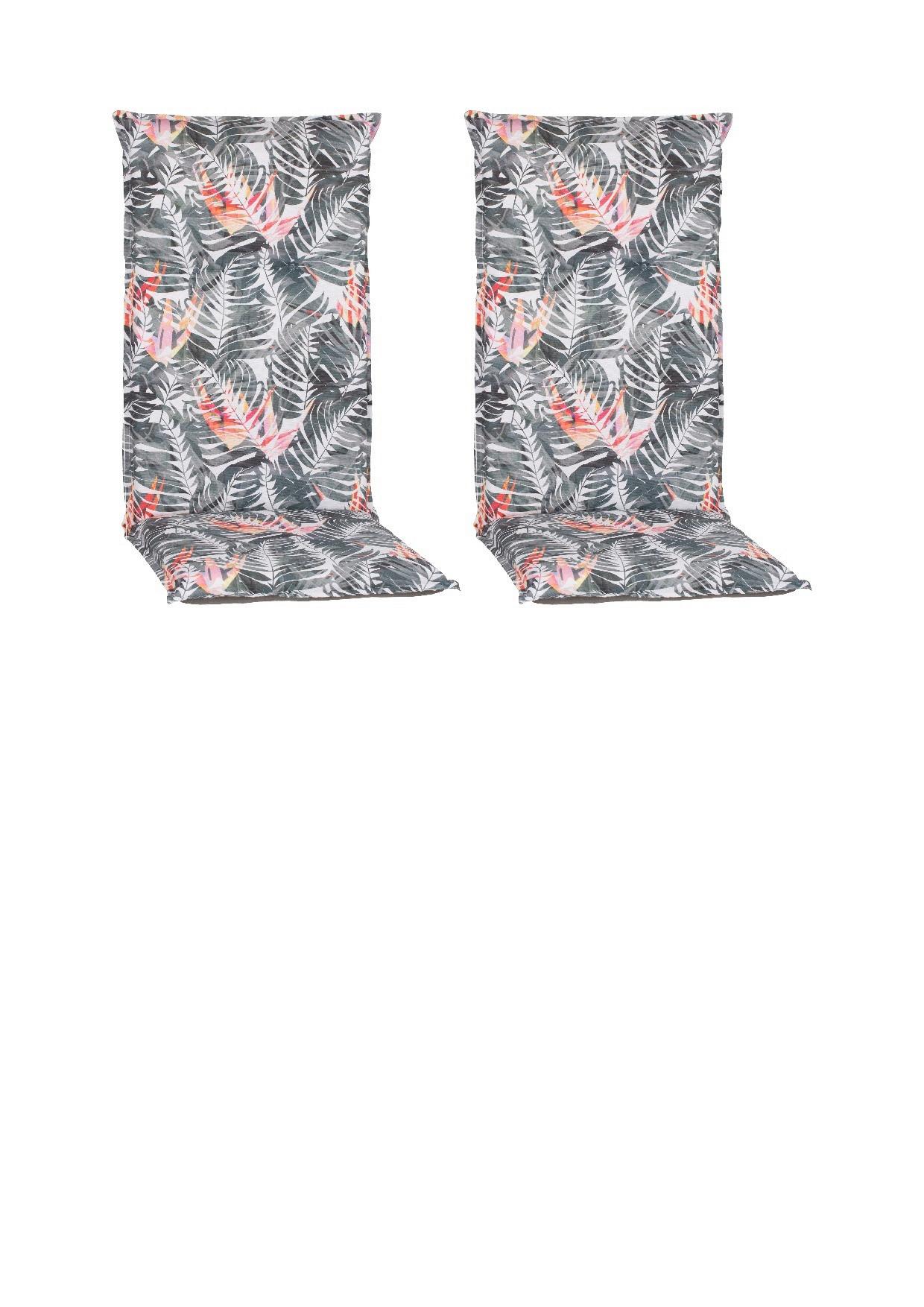 Hochlehner Auflagen 2er-Set Tamky 118x46x8cm Grau