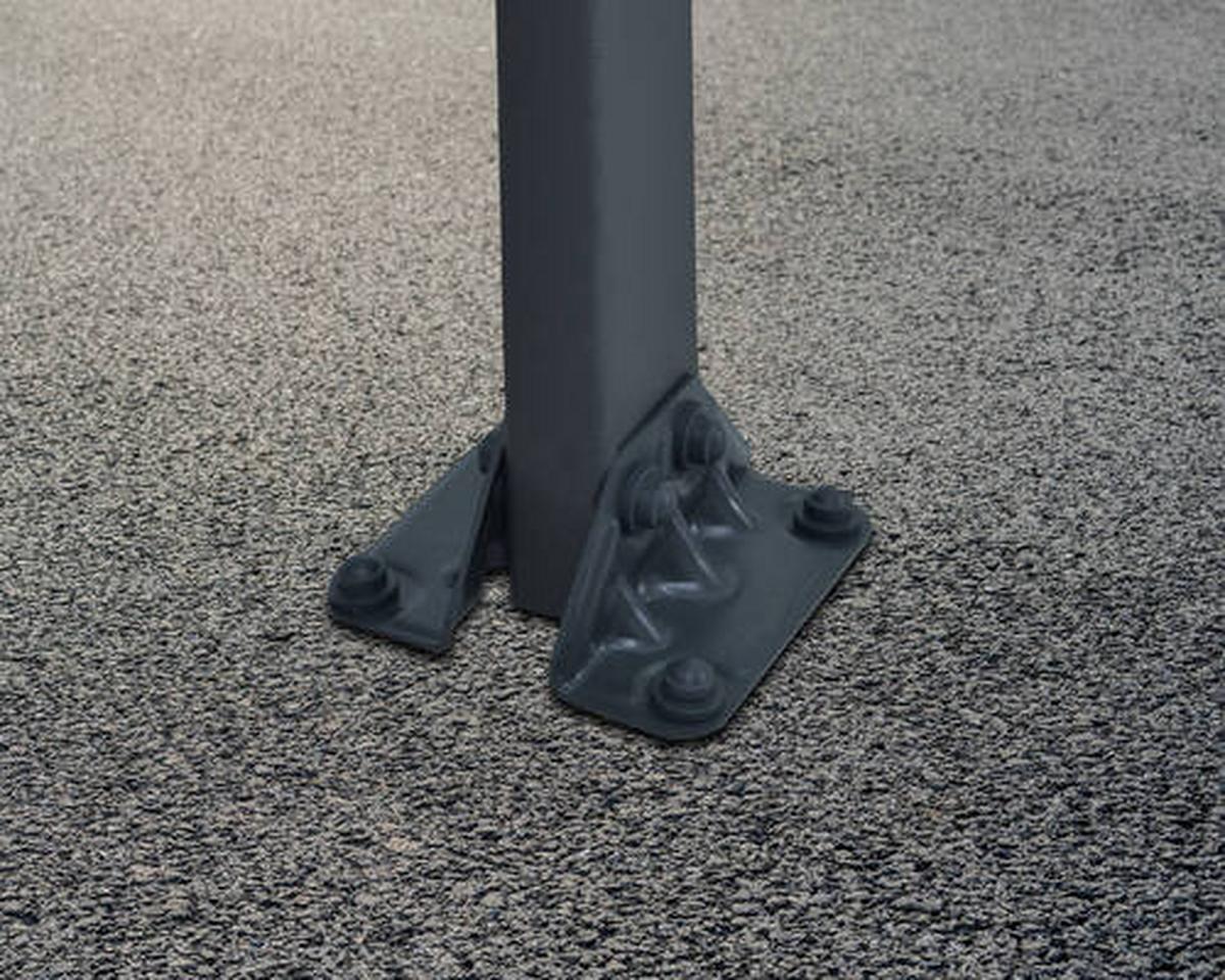 Carport Carport Atlas 5000 - Anthrazit/Bronzefarben, Basics, Kunststoff/Metall (288/242/495cm)