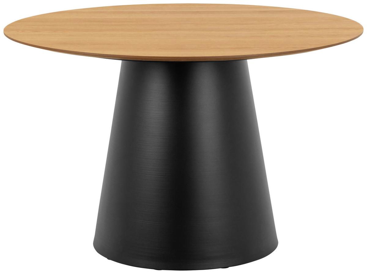 Jedálenský stôl SOLI 120 - viacfarebná/čierna, Design, kov/drevo (120/75cm) - MID.YOU