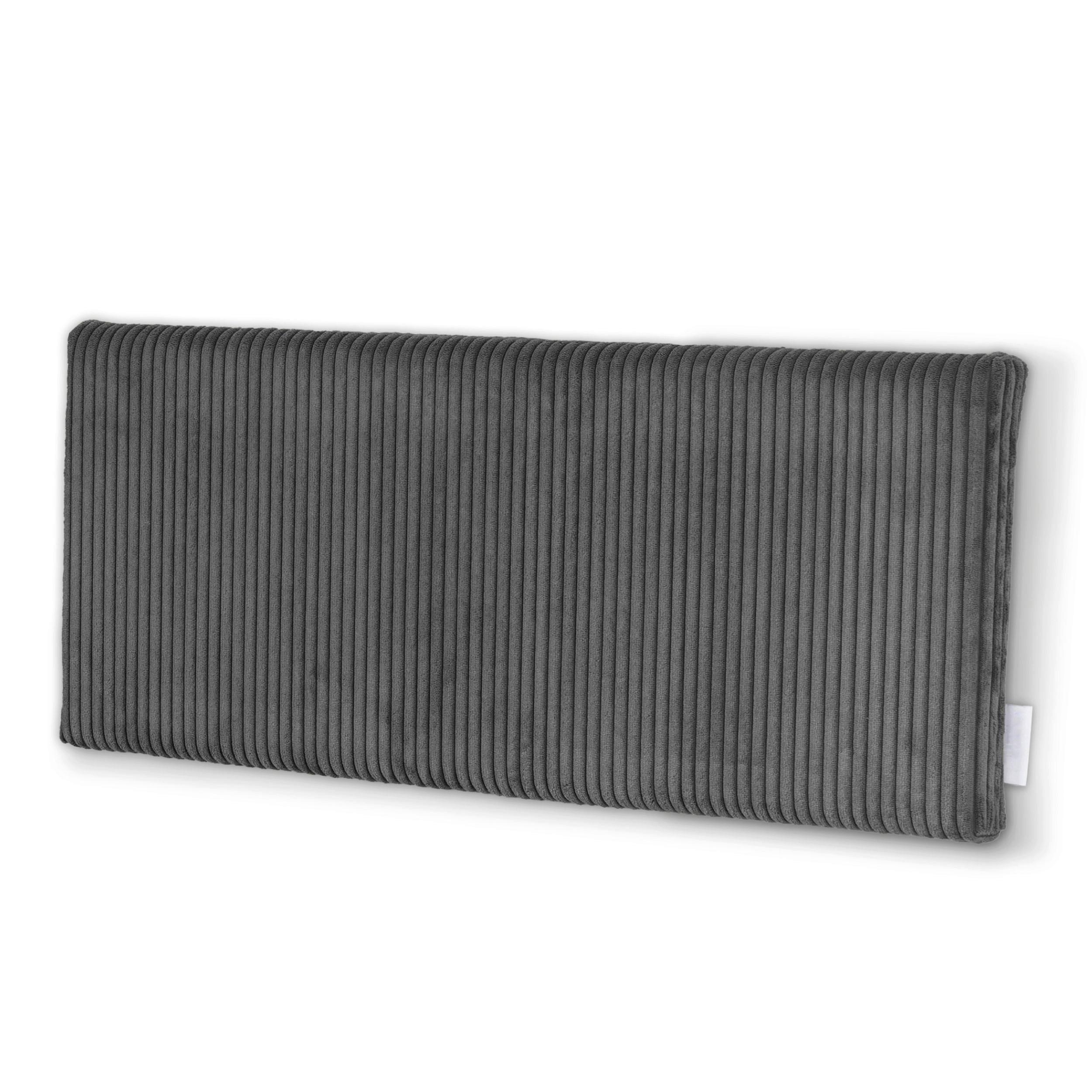 POLSTERPANEEL WANDKISSEN GRAU - Grau, Basics, Holzwerkstoff/Kunststoff (75/30/5cm)