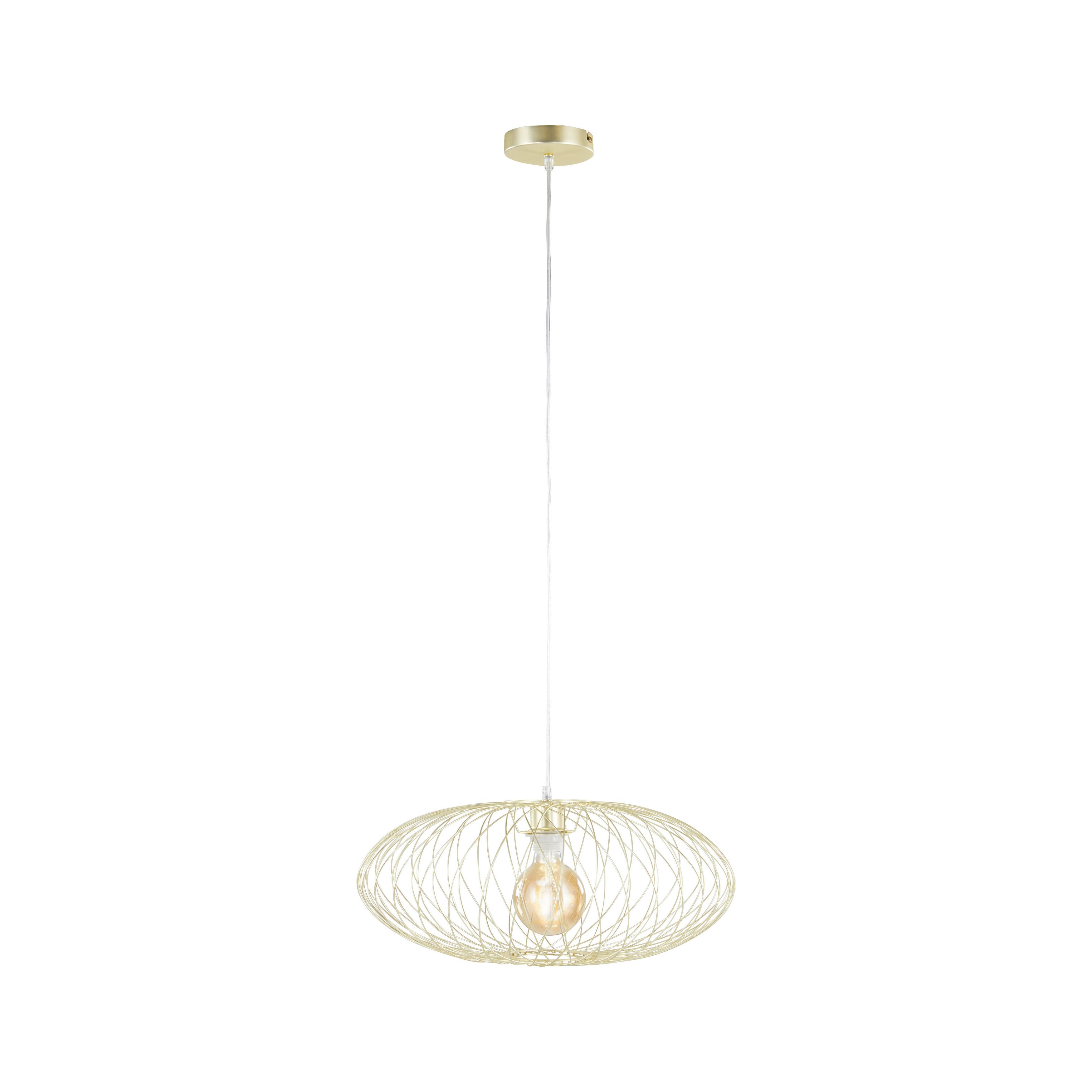 Závesne svietidlo TIZIANA - zlatá, Modern, kov (50/150cm) - Bessagi Home