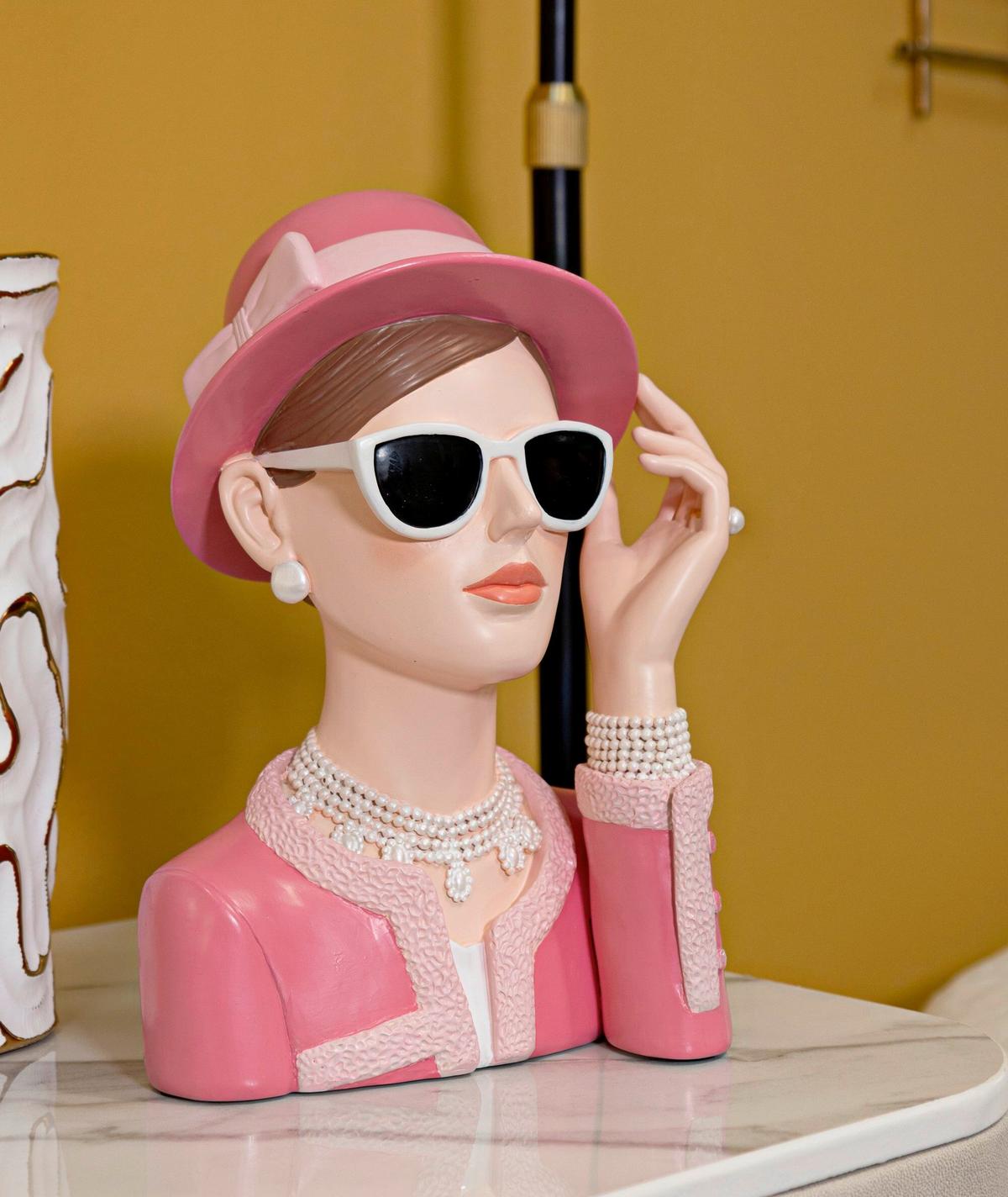 Skulptur Kunststoff, Multicolor - Basics, Kunststoff (18/26/11cm)