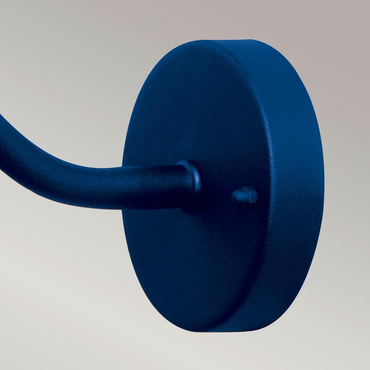 Außenwandleuchte Klampenborg-Nvb - Blau, KONVENTIONELL, Glas/Metall (42/27.5/25.5cm) - Elstead Lighting