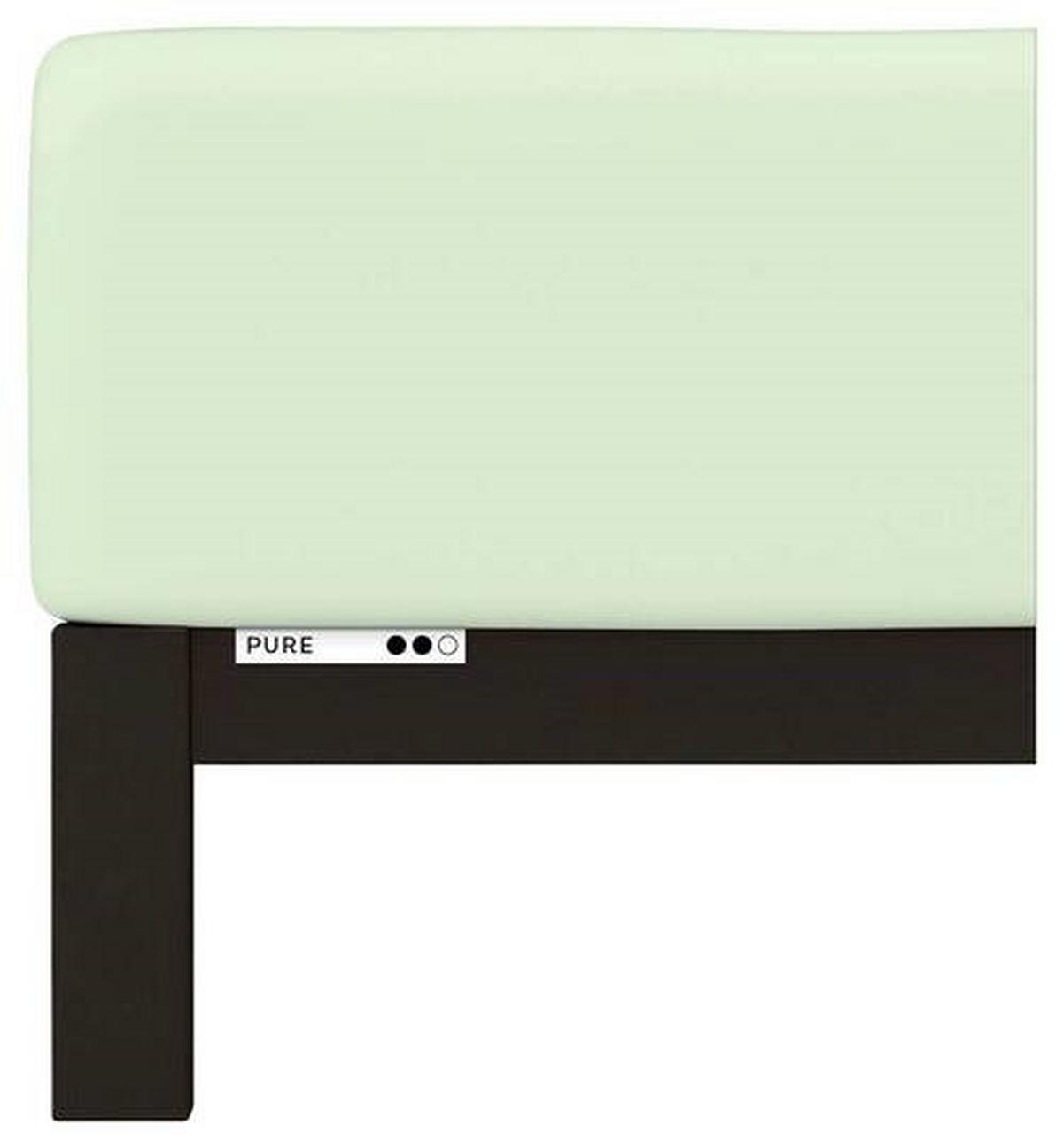 Boxspring-Spannleintuch Pure Boxspring - Hellgrün, Basics, Textil (180-200/200-220cm) - Schlafgut