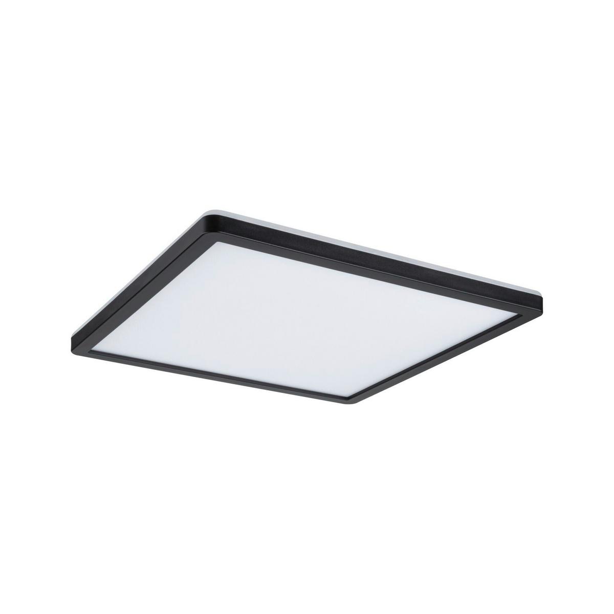 LED-Paneel L: 29,3 cm 71001 - Schwarz, Basics, Kunststoff (29,3/29,3cm) - Paulmann
