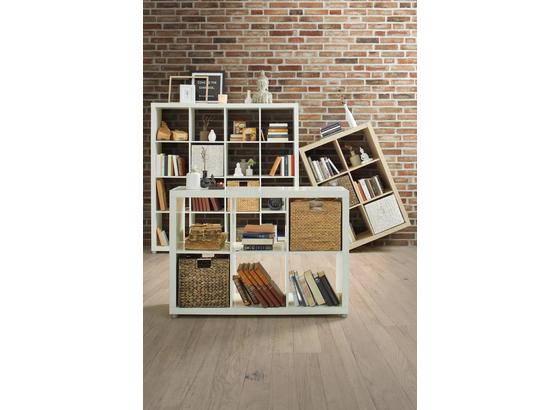 Regál Aron 6 Bílá - Moderní, kompozitní dřevo (117,2/83,4/35cm) Regál Aron 6 Bílá - Moderní, kompozitní dřevo (117,2/83,4/35cm)