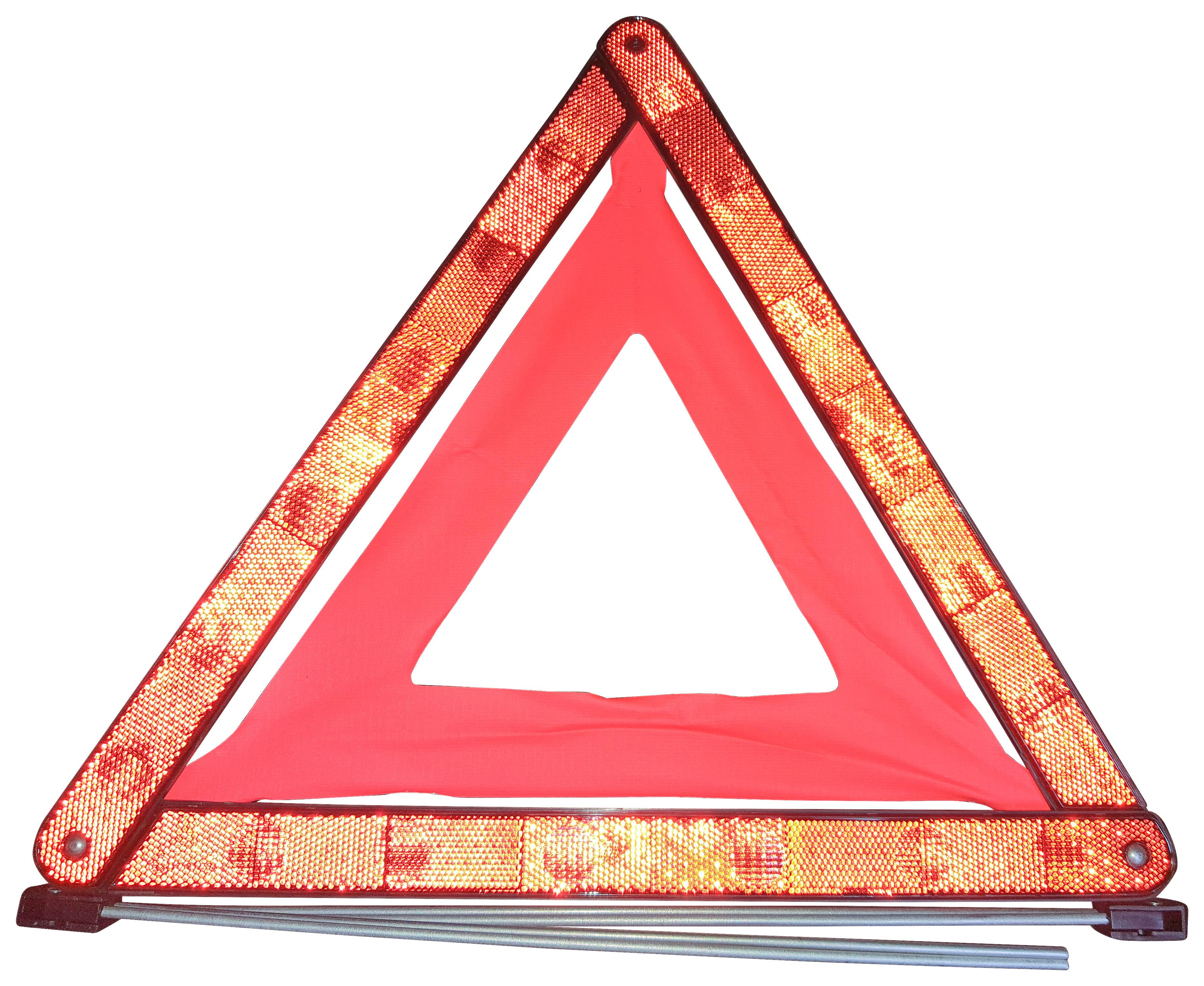 Warndreieck Standard mit Reflektoren und Box - MODERN, Kunststoff (43/6/3cm)