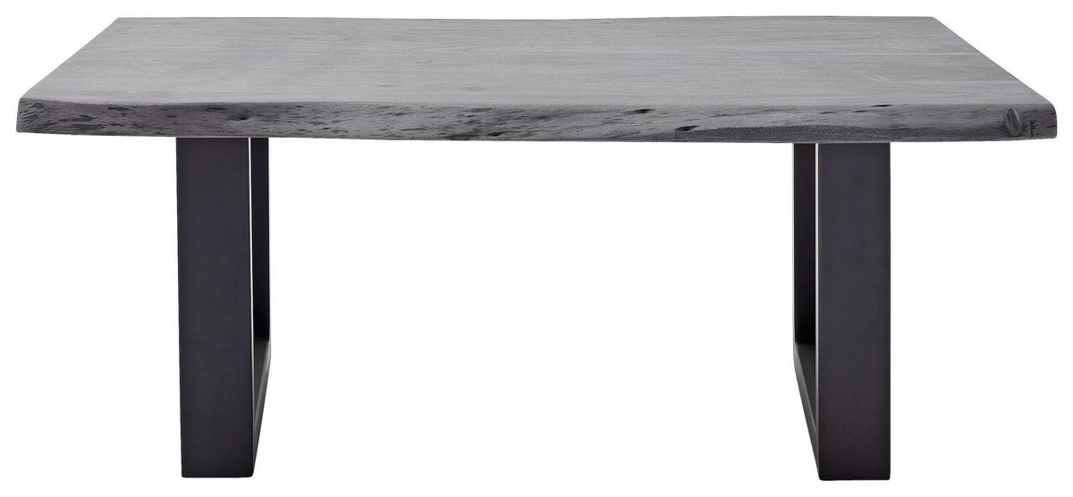 Couchtisch Holz Massiv Cartagena, Grau/Anthrazit - Anthrazit/Grau, MODERN, Holz/Metall (110/45/70cm)
