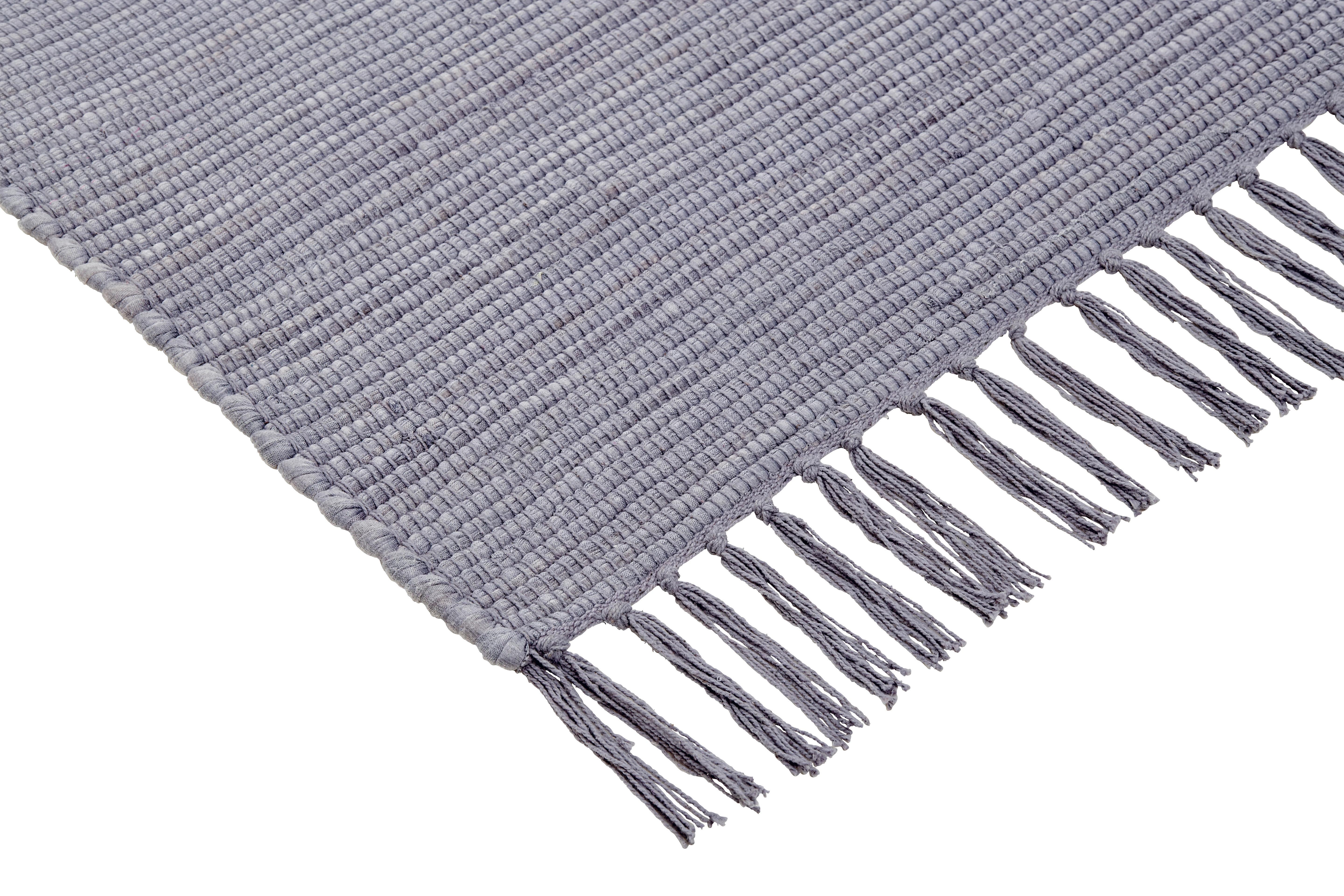 Handwebteppich Annika - Anthrazit, MODERN, Textil (70/120cm) - James Wood