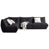 Ecksofa Giselle Schwarz S: 210x315 cm - Schwarz, Trend, Textil (210/315cm) - Livetastic