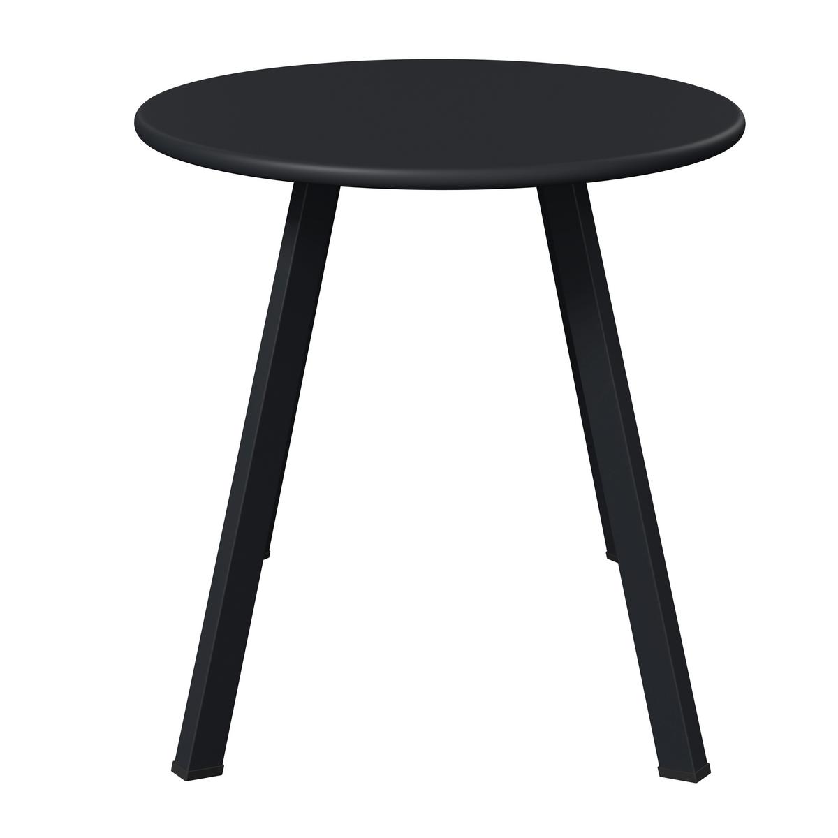 Balkonset Memphis - Anthrazit/Grau, MODERN, Textil/Metall (61/78.5/87.5cm) - Beldano