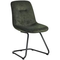 STOLIČKA SWING-CH - čierna/lesná zelená, Basics, kov/textil (51/89/61cm) - Celina Home