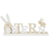 Dekoschriftzug Alegra - Naturfarben/Weiß, KONVENTIONELL, Holzwerkstoff (4/30/15cm) - Luca Bessoni