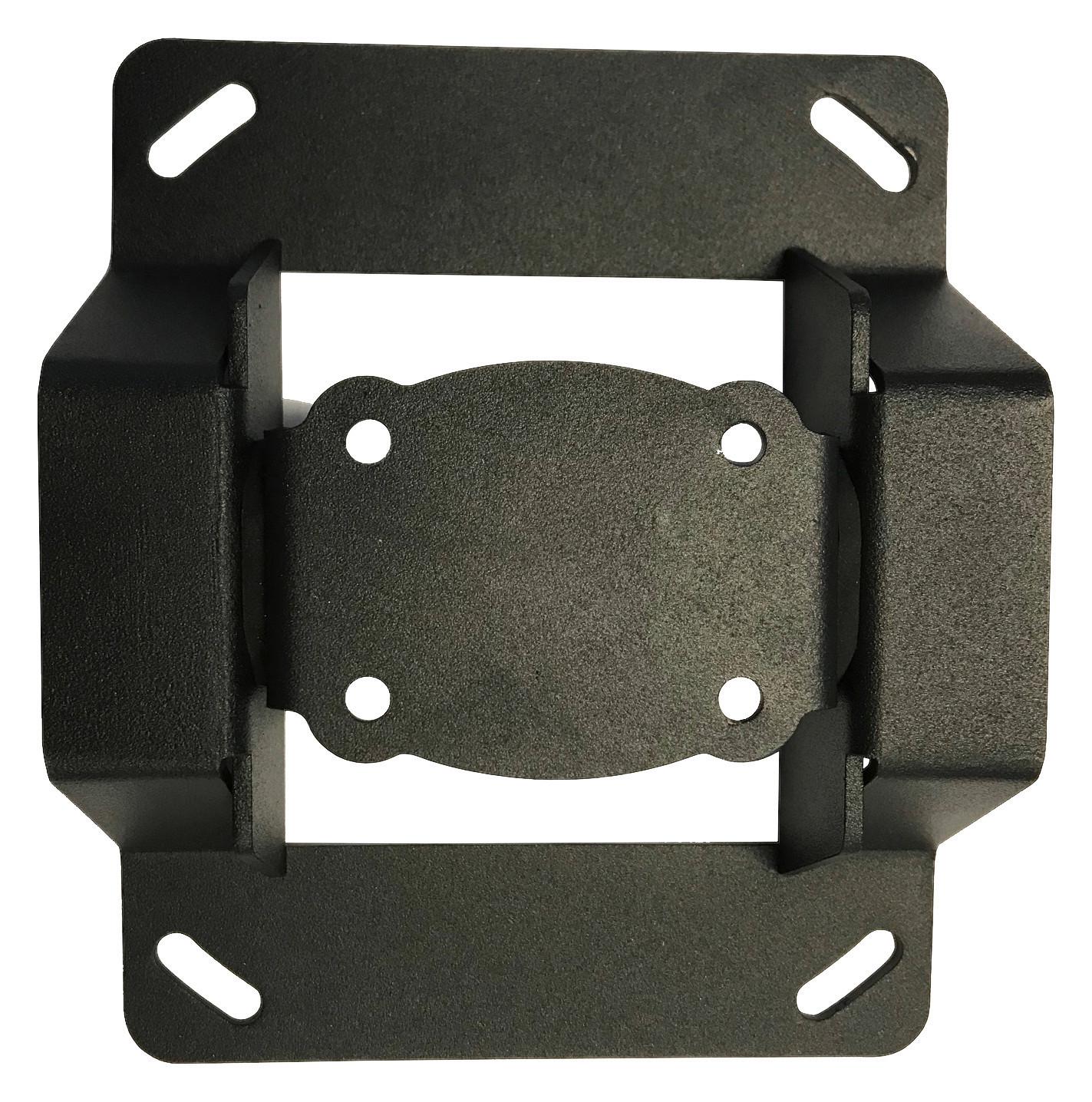 TV- Halterung cm Schwarz B: 10 cm - Silberfarben, MODERN, Metall (10/15/10cm) - MID.YOU