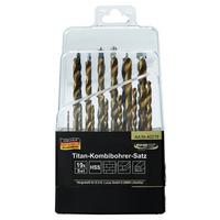 Bohrersatz 19-Tlg. Ø 1,5-4,8 mm Holz/Beton/Stein/Metall - Goldfarben, KONVENTIONELL, Metall