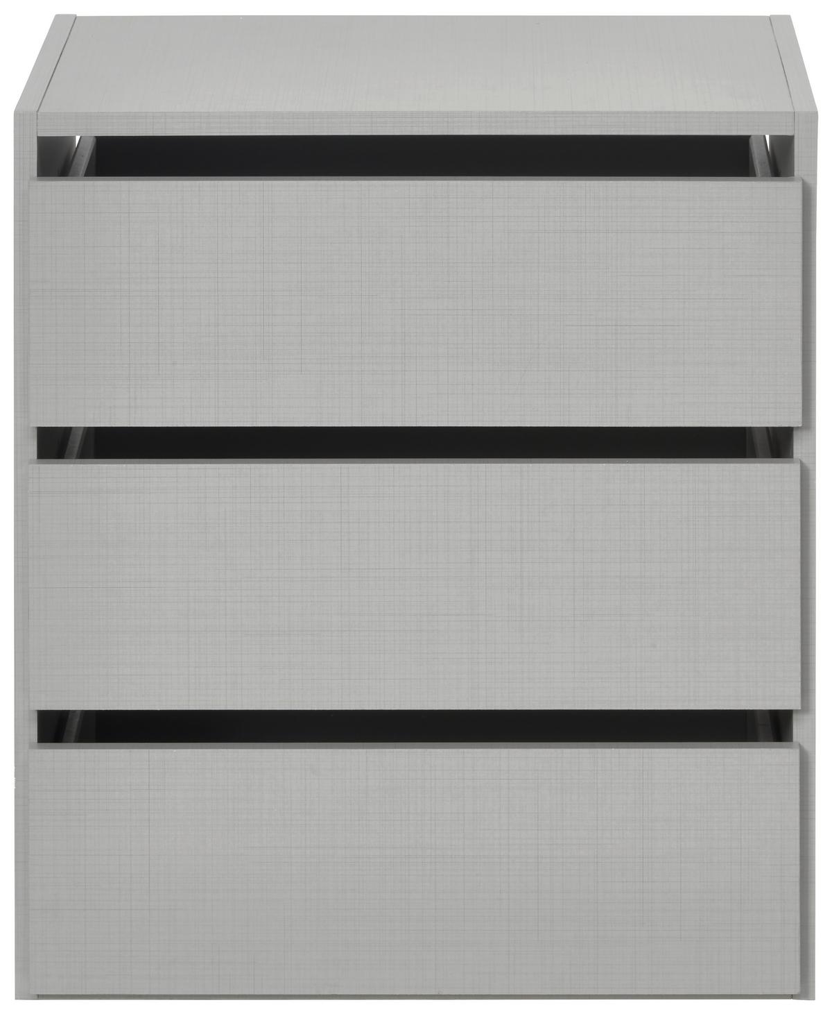 Schubkasteneinsatz Schubkasteneinsatz - Grau, MODERN, Holzwerkstoff (52/57/40cm) - MID.YOU