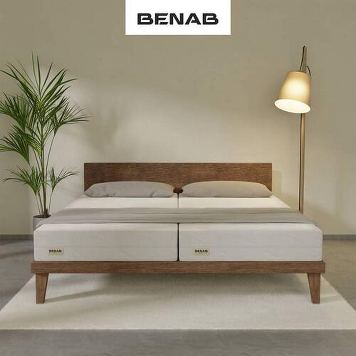 Komfortschaummatratze King Kokos 90x200 cm H3/H5 H: 22 cm - Weiß, LIFESTYLE, Textil (90/200cm) - Benab
