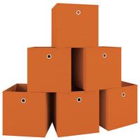Faltbox Boxas Orange B: 27 cm - Orange, Basics, Kunststoff (27/28/27cm) - MID.YOU