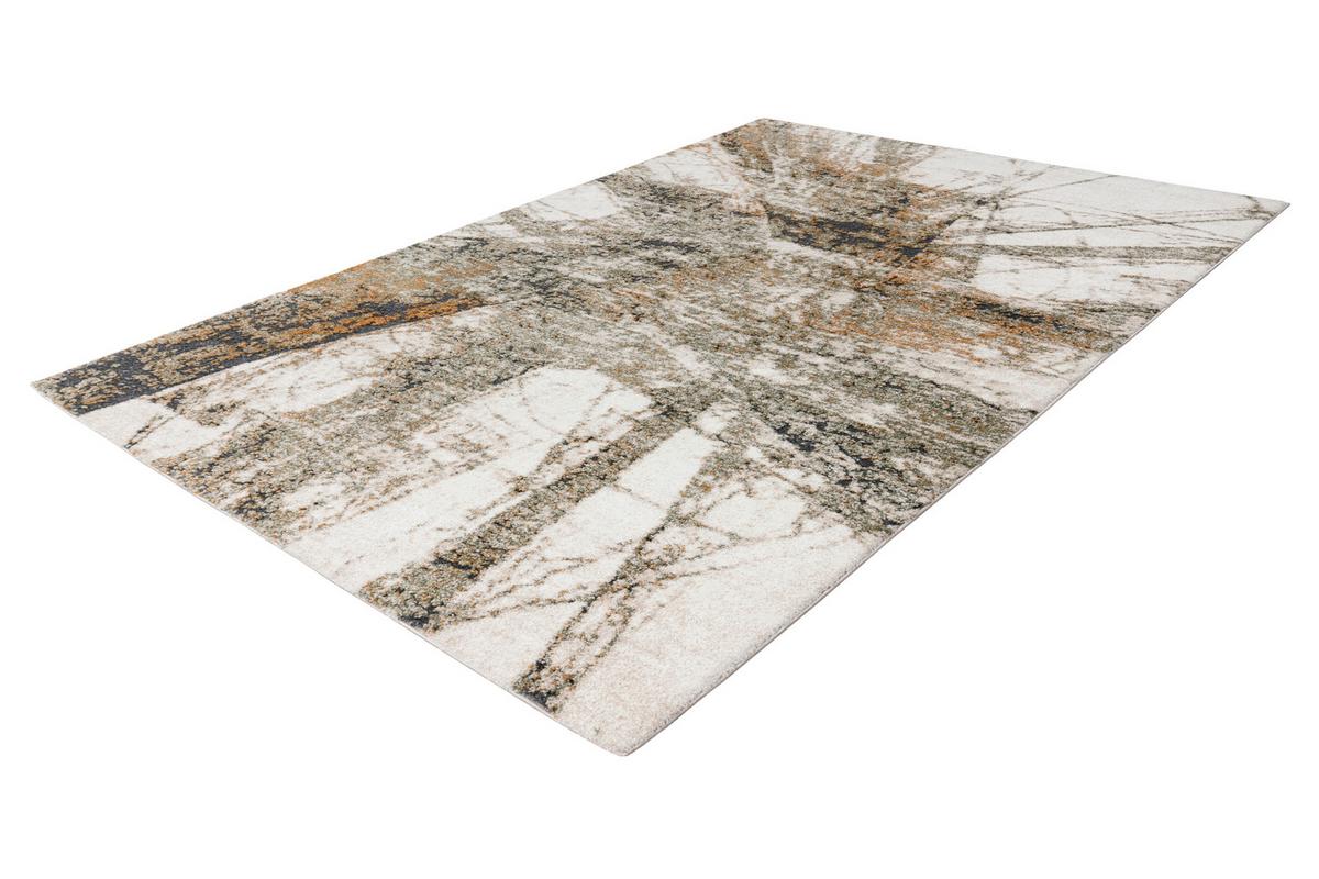 Webteppich My Bologna - Dunkelgrau/Creme, LIFESTYLE, Textil (120/170cm) - Obsession