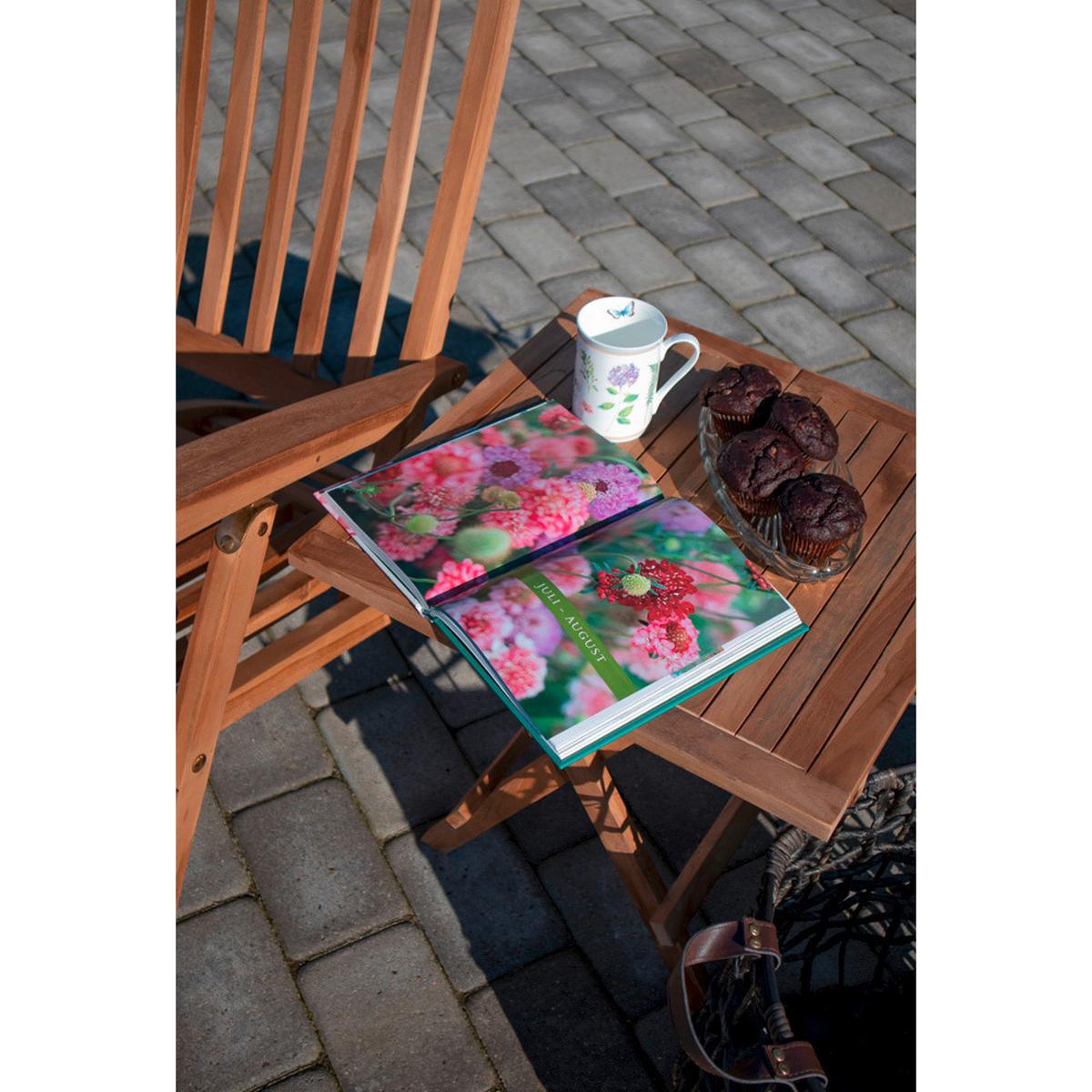 Gartentisch Bilbao Braun B: 50 cm - Braun, MODERN, Holz (50/50/50cm) - MID.YOU