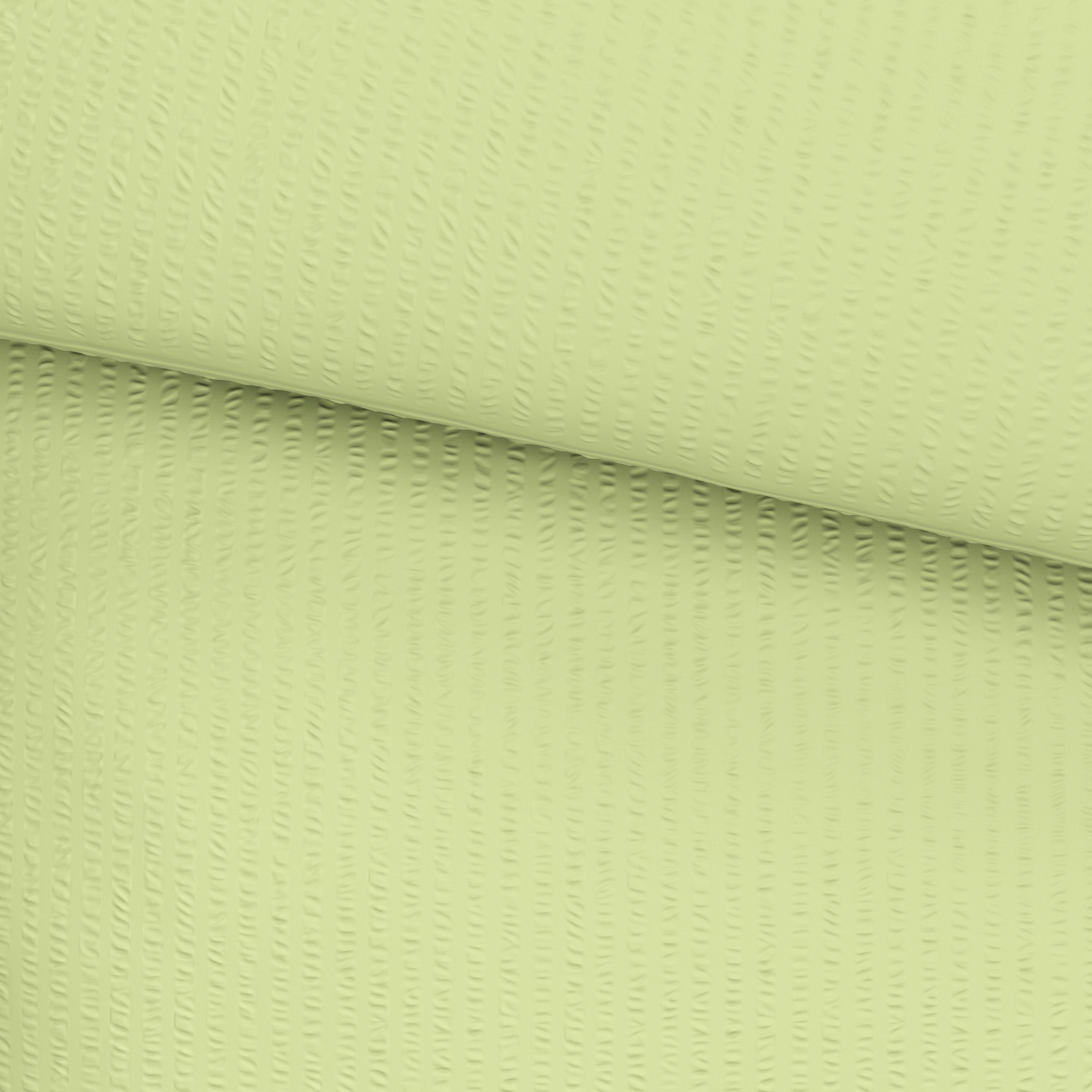 Luca Bessoni Seersucker Bettwäsche 140x200 cm Milena Baumwolle Grün