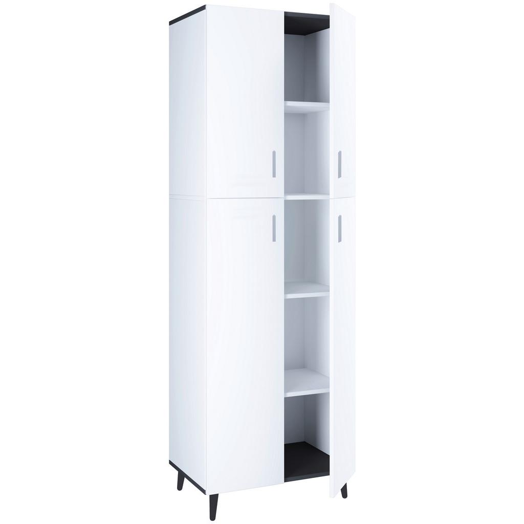 Mehrzweckschrank Landos Anthrazit Weiß B: 60 Cm