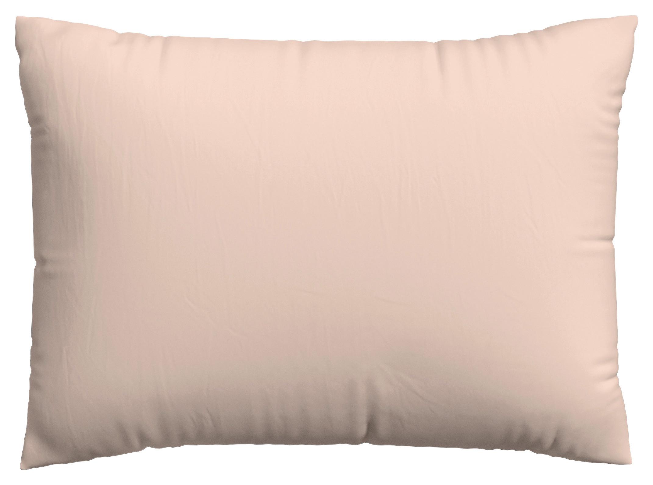 KOPFPOLSTERBEZUG WOVEN SATIN - Hellrot, Basics, Textil (60/80cm) - Schlafgut