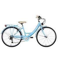 Citybike Damen 26 Zoll Toscana Blau 6 Gänge - Blau, Basics, Metall (180/70/80cm) - Da Capo