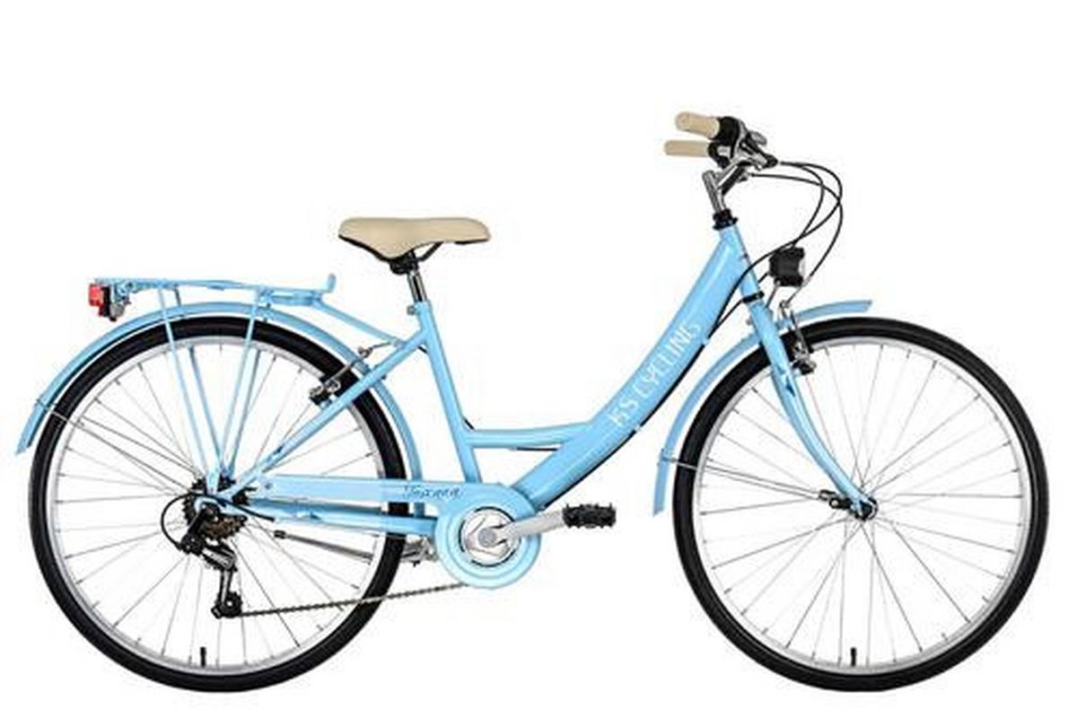 Citybike Damen 26 Zoll Toscana Blau 6 Gänge - Blau, Basics, Metall (180/70/80cm) - Da Capo