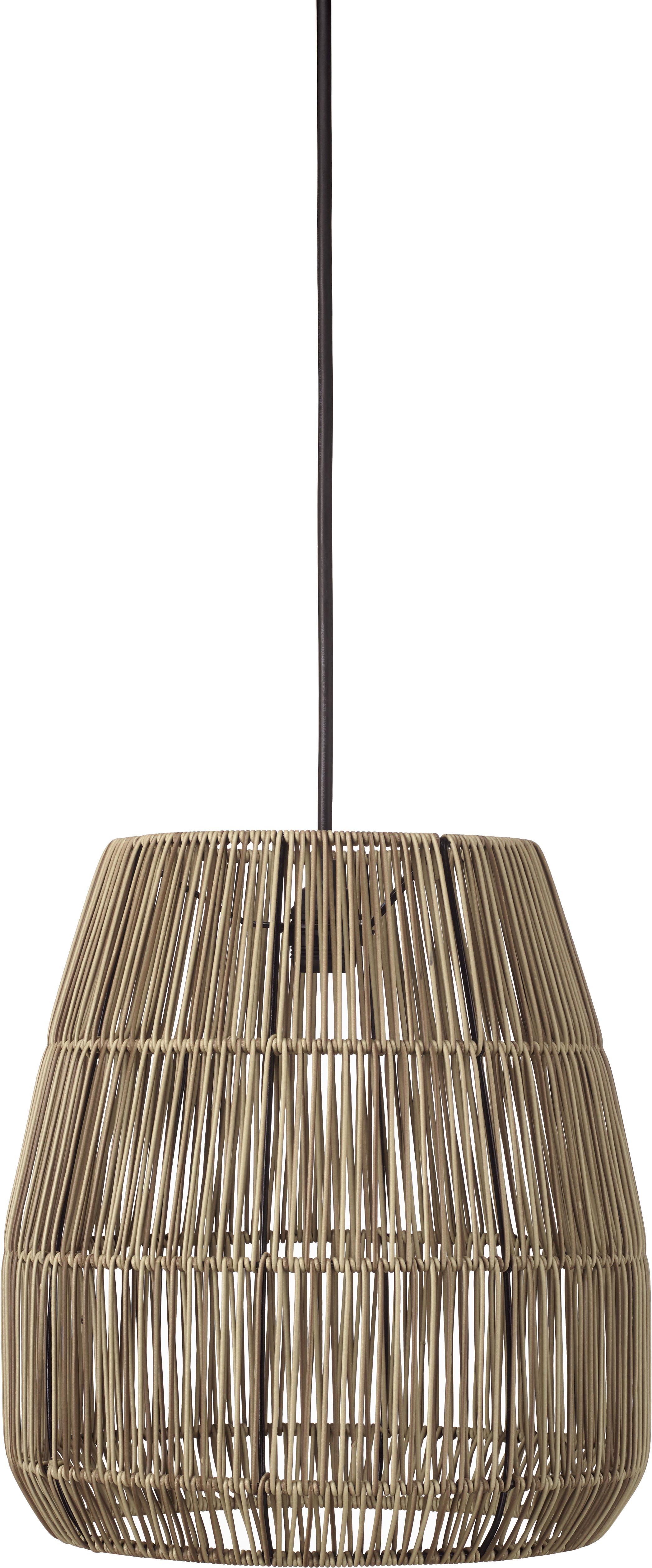 Außenhängeleuchte 6038-2503 Saigon - Grau, Basics, Kunststoff (38/250cm)