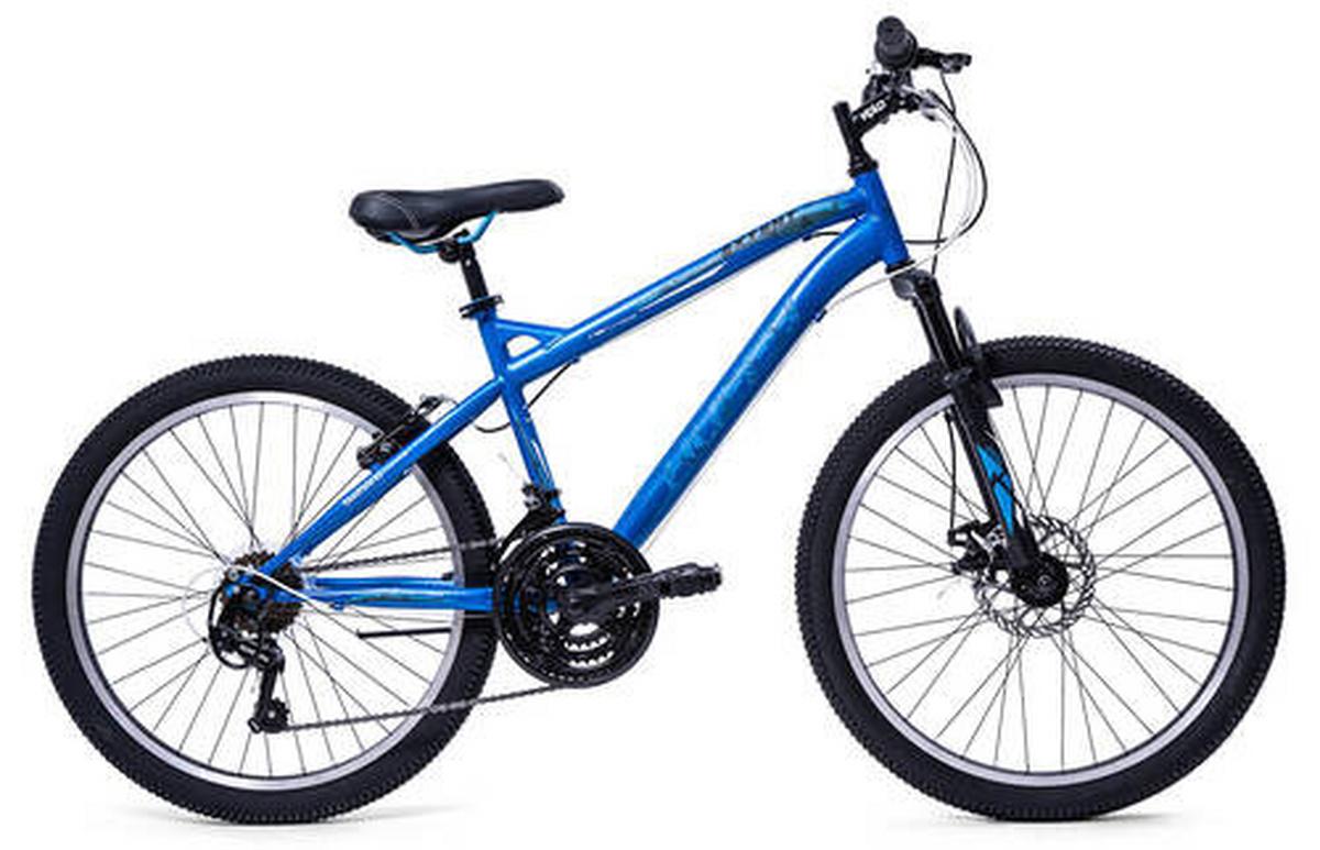 Mountainbike Huffy Extent 24 Zoll - Blau, Basics, Metall (59,7/168,9/99cm)