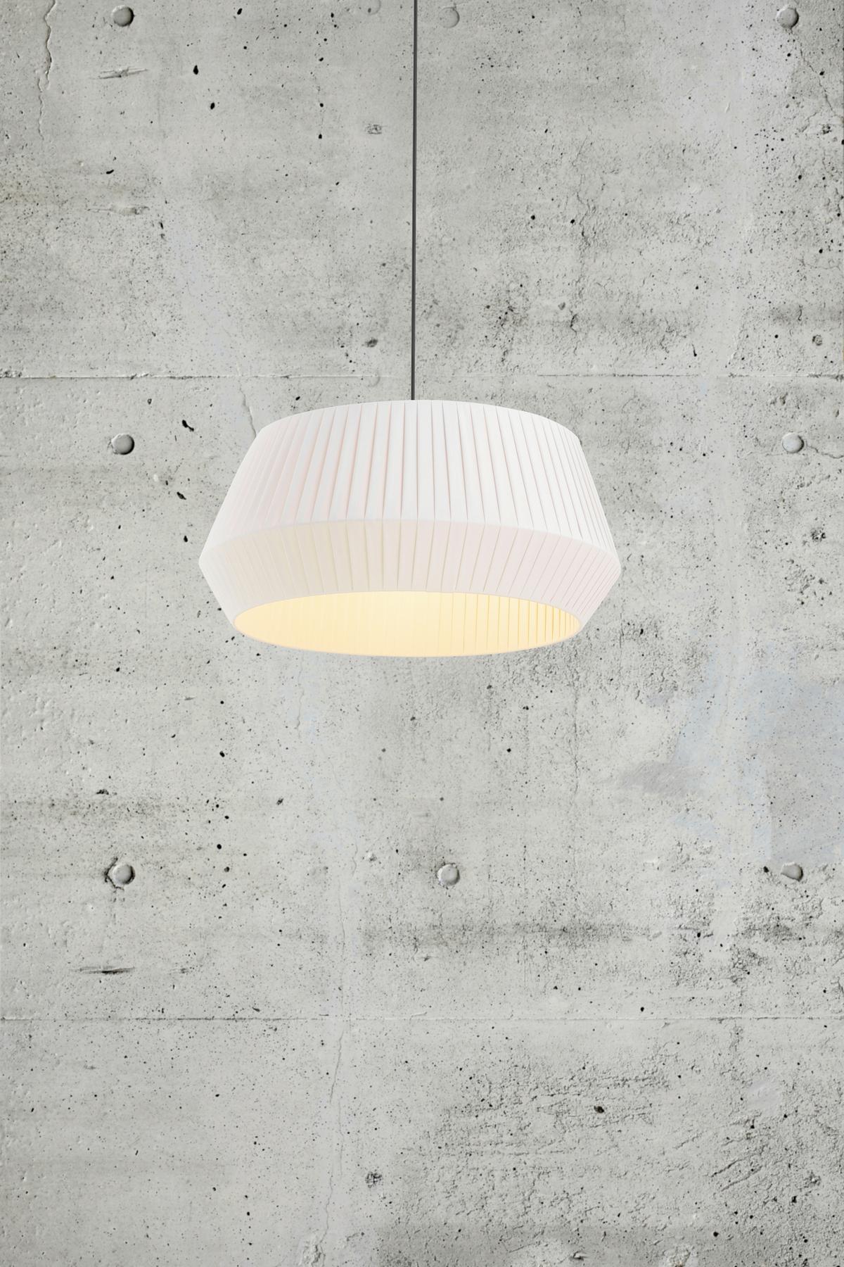 Hängeleuchte Dicte Pela Weiß B: 53 Cm - Weiß, Design, Textil (53/29cm) - Nordlux
