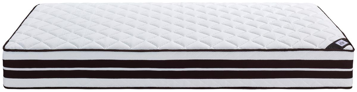 Taschenfederkernmatratze Cecile 180x200cm mittelfest - Weiß, Textil (180/200cm) - Ele