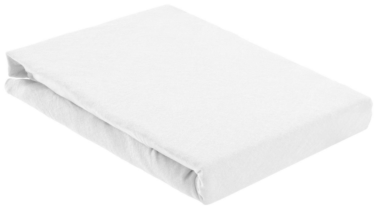 Prostěradlo Poldi, 100/200cm, bílá - bílá, textil (100/200/25cm) - Based